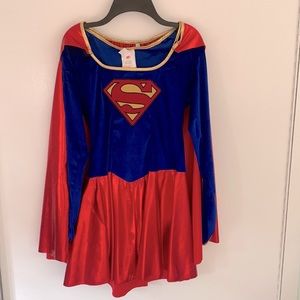 Women’s Supergirl costume.
